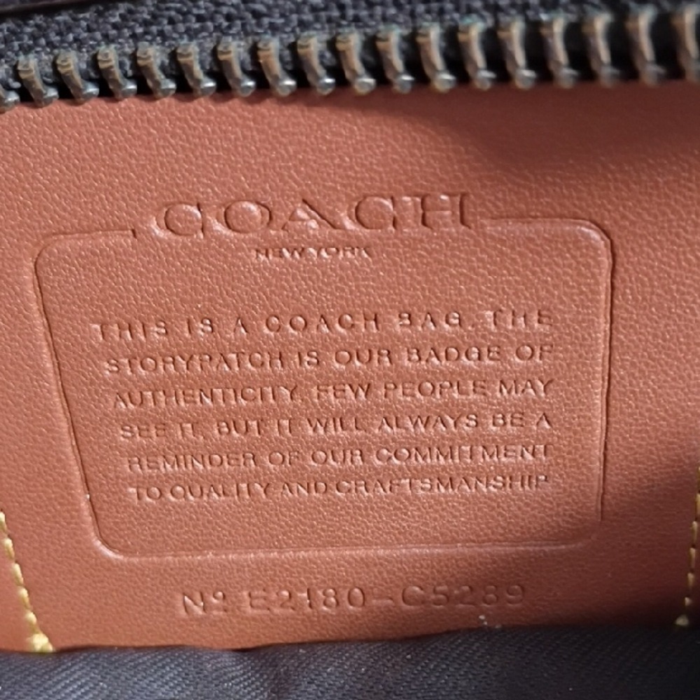 COACH Leatherware Camo Belt Bag Crossbody Bag‎ Urban Streetwear Fanny Pack6 - Picture 10 of 12